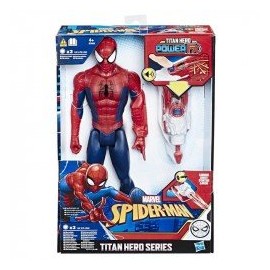 Marvel E3552  Spider-Man Titan Hero Power FX - Spider-Man Juguete Hasbro-ChicosconEstilo-Figuras de Acción