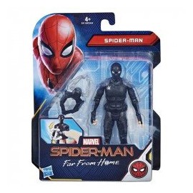 MARVEL E4119  Spider-Man: Lejos de casa - Figura de acción de 15 cm ? Spider-Man Traje de Sigilo Juguete Hasbro-ChicosconEstilo-