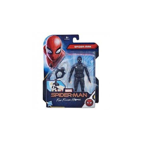 MARVEL E4119  Spider-Man: Lejos de casa - Figura de acción de 15 cm ? Spider-Man Traje de Sigilo Juguete Hasbro-ChicosconEstilo-