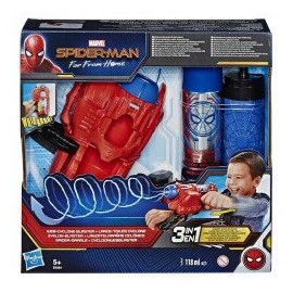 MARVEL E5364 Marvel Spiderman Lanzador Web Cyclone Juguete Hasbro-ChicosconEstilo-Figuras de Acción