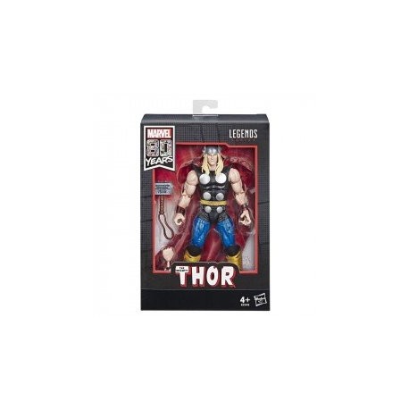 MARVEL E6348 Marvel 80 Aniversario Thor Design Alex Ross Juguete Hasbro-ChicosconEstilo-Figuras de Acción