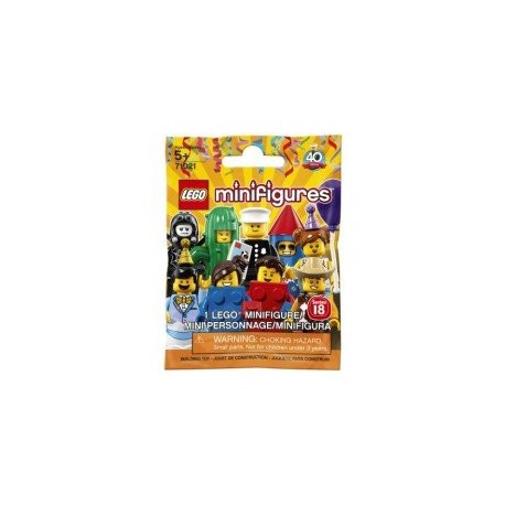 Mini figura LEGO 71021 18ª edición: Fiesta-ChicosconEstilo-Para construir