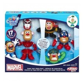 MPH PAPAHEROES COMBINABLES MARVEL 4 PACK HASBRO-ChicosconEstilo-Figuras de Acción